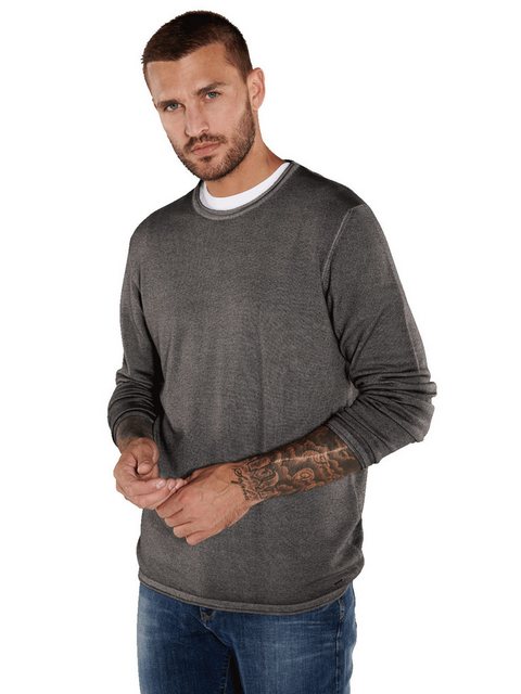 emilio adani Rundhalspullover Pullover uni günstig online kaufen