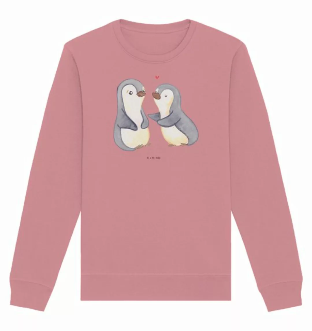 Mr. & Mrs. Panda Longpullover Größe M Pinguine trösten - Canyon Pink - Gesc günstig online kaufen