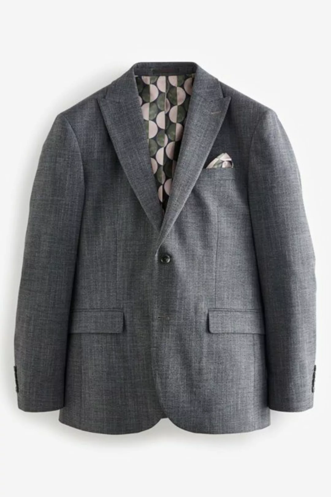 Next Baukastensakko Strukturierter Anzug: Jacke (1-tlg) günstig online kaufen
