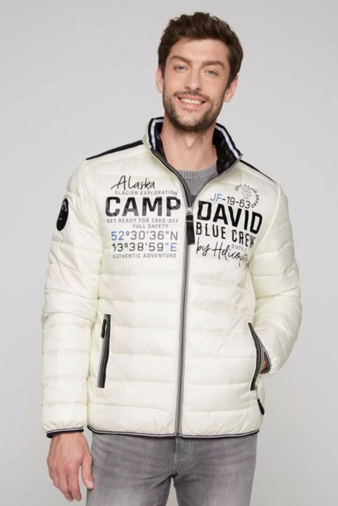 CAMP DAVID Outdoorjacke mit elastischem Saumabschluss günstig online kaufen