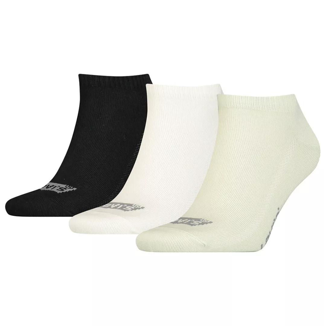 Levi´s ® Low Cut Batwing Logo Socken 3 Paare EU 35-38 Green / Black günstig online kaufen