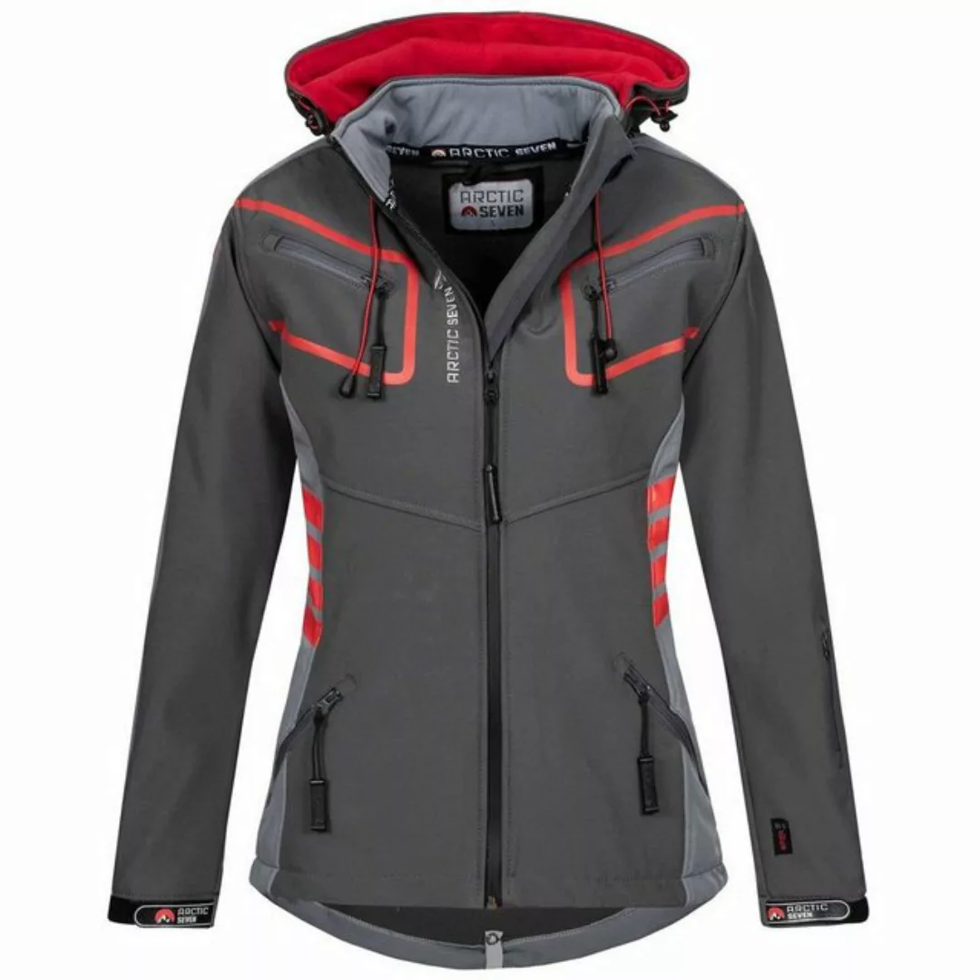 Arctic Seven Softshelljacke ASPier mit abnehmbarer Kapuze günstig online kaufen