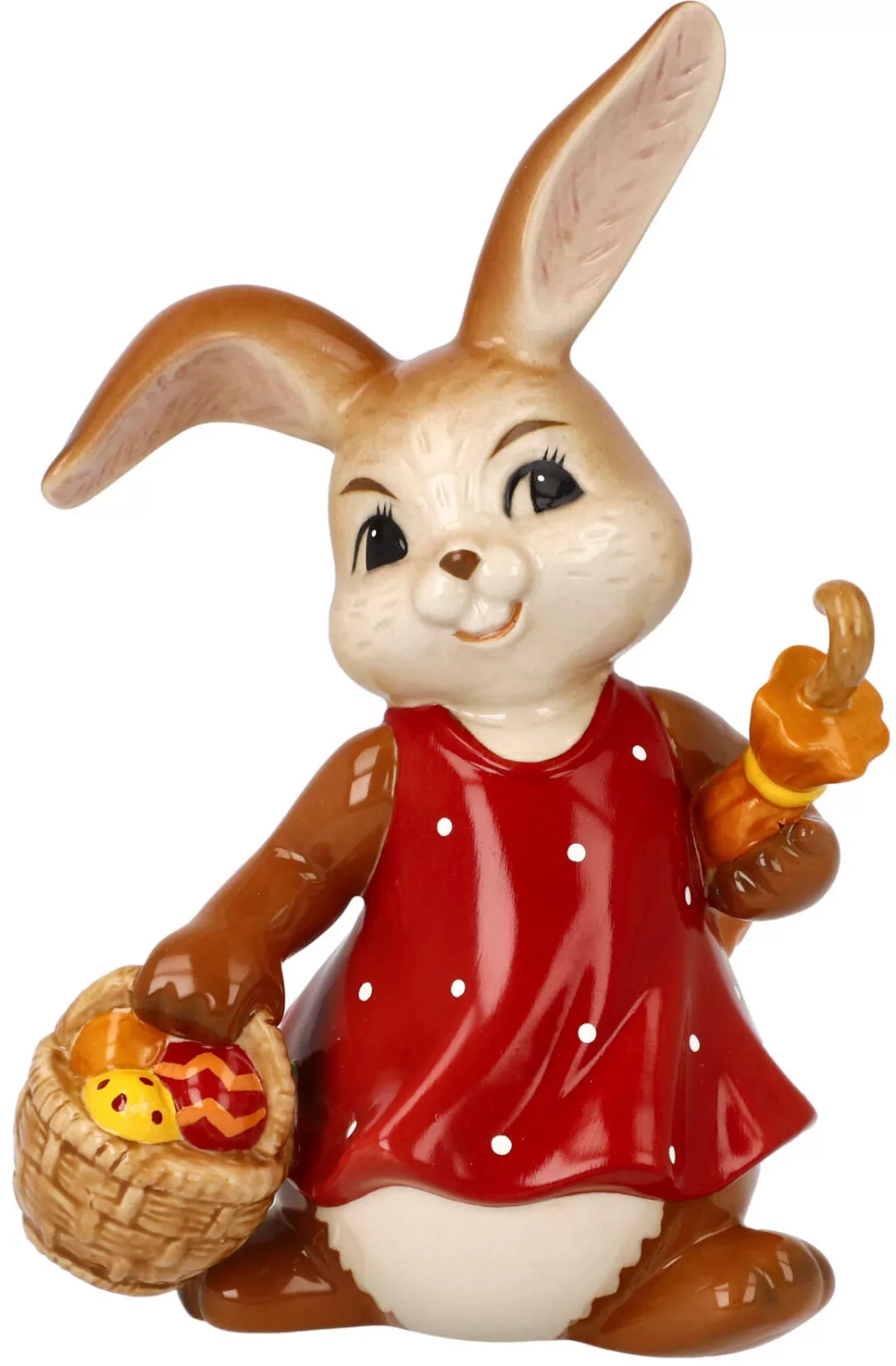 Goebel Osterhase "Unterwegs zu Dir", Sammelfigur, Hasenmädchen mit Eierkorb günstig online kaufen