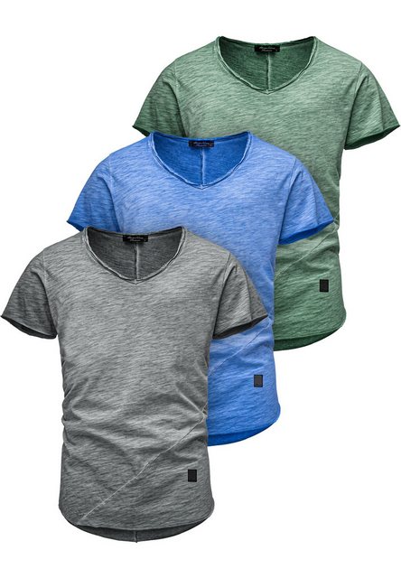 Amaci&Sons T-Shirt 3. NYC Herren 3er-Pack T-Shirts (3er-Pack) Herren Basic günstig online kaufen