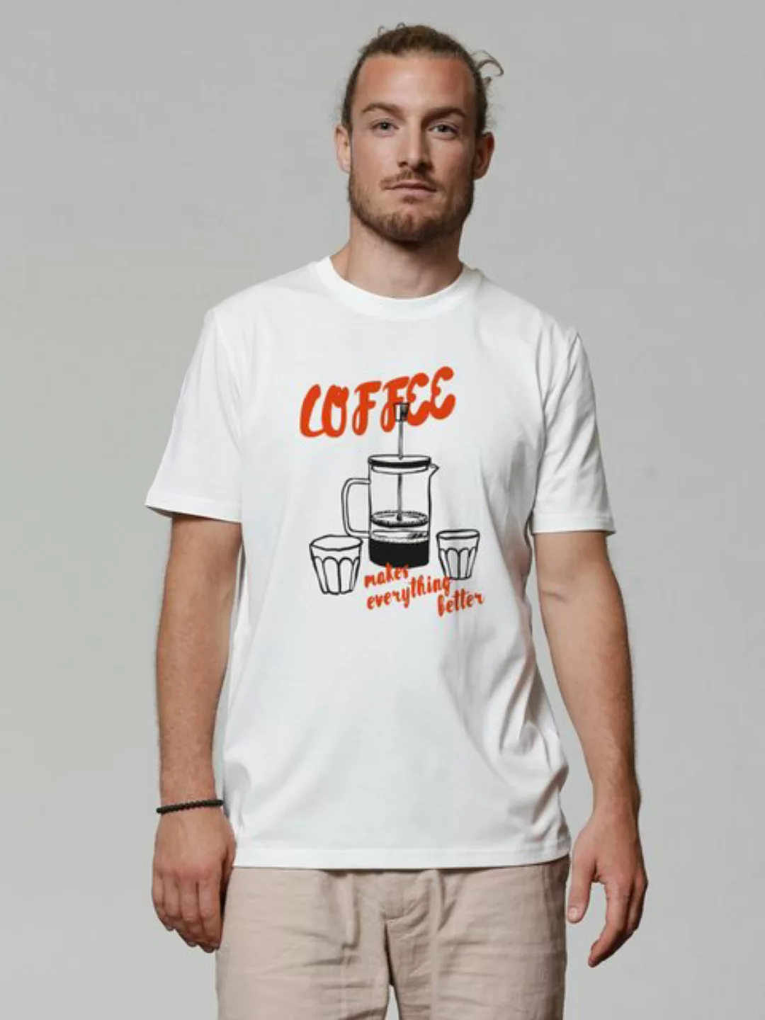 wat? Apparel T-Shirt Coffee makes everything better günstig online kaufen