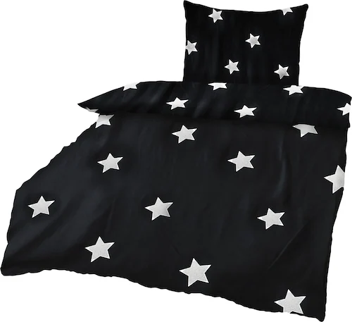 Gold-Line Bettwäsche »Metallic Sterne«, hochwertiger Metallicdruck günstig online kaufen