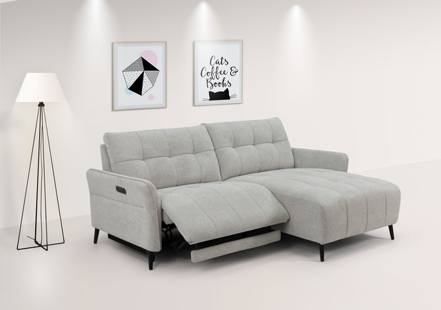 INOSIGN Ecksofa "DENIO 3-Sitzer, L-Form (Breite 209cm), elektr. Relaxfunkti günstig online kaufen