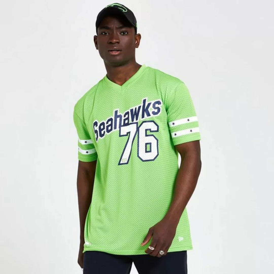 New Era Print-Shirt New Era NFL SEATTLE SEAHAWKS Stripe Sleeve Oversized Te günstig online kaufen