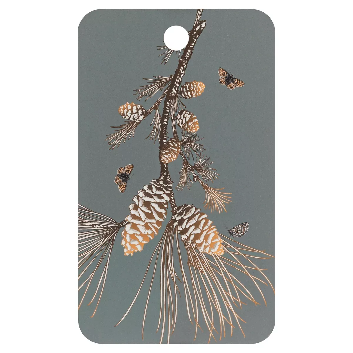 Pine Cone Schneidebrett 20 x 34cm Moss grey günstig online kaufen