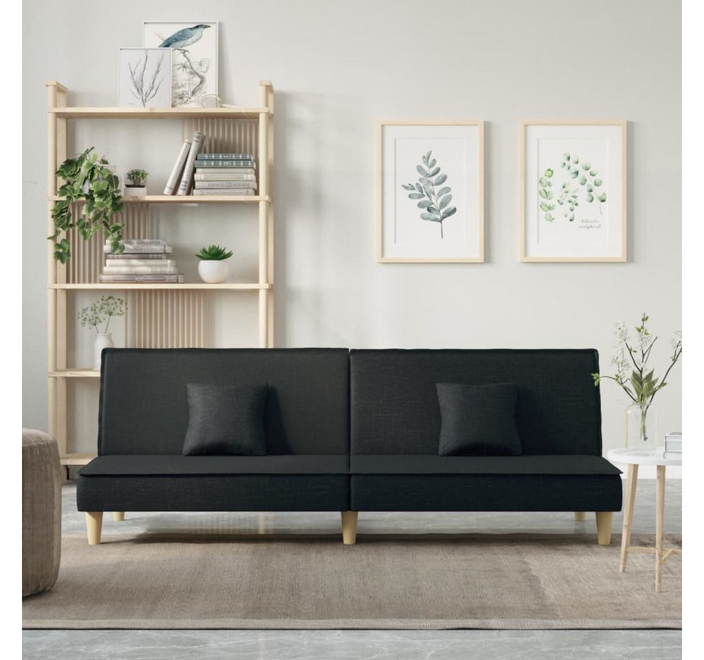 vidaXL Sofa Schlafsofa Schwarz Stoff günstig online kaufen