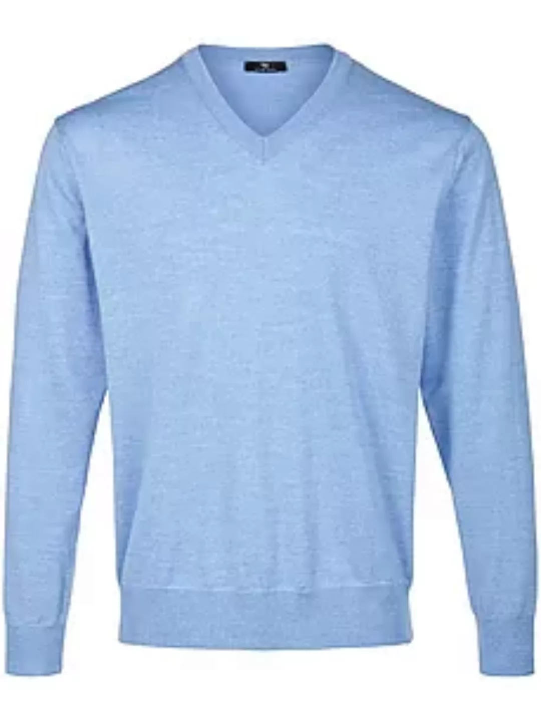 V-Pullover Peter Hahn blau günstig online kaufen