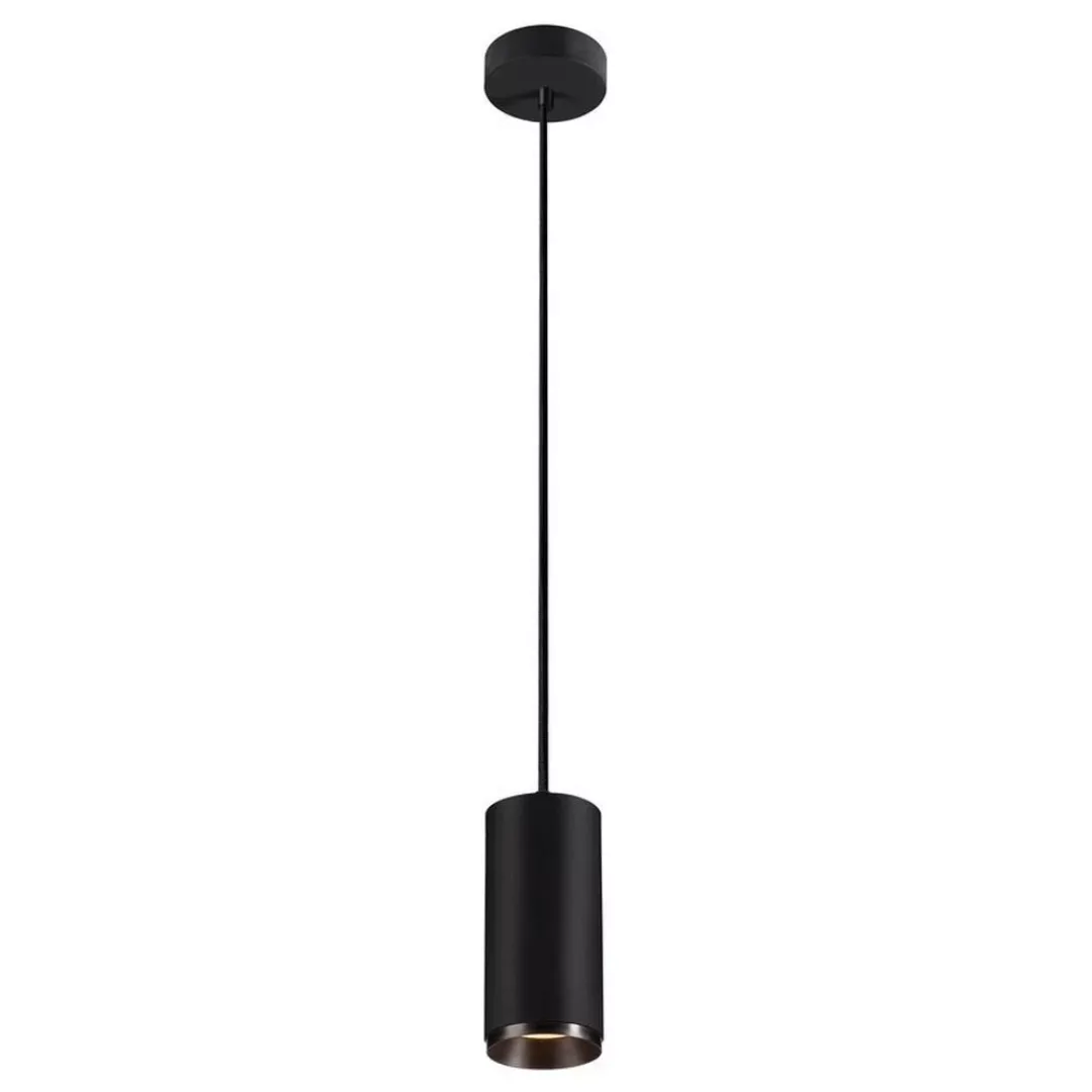 LED Pendelleuchte Numinos in Schwarz 20,1W 1970lm 3000K 36° günstig online kaufen