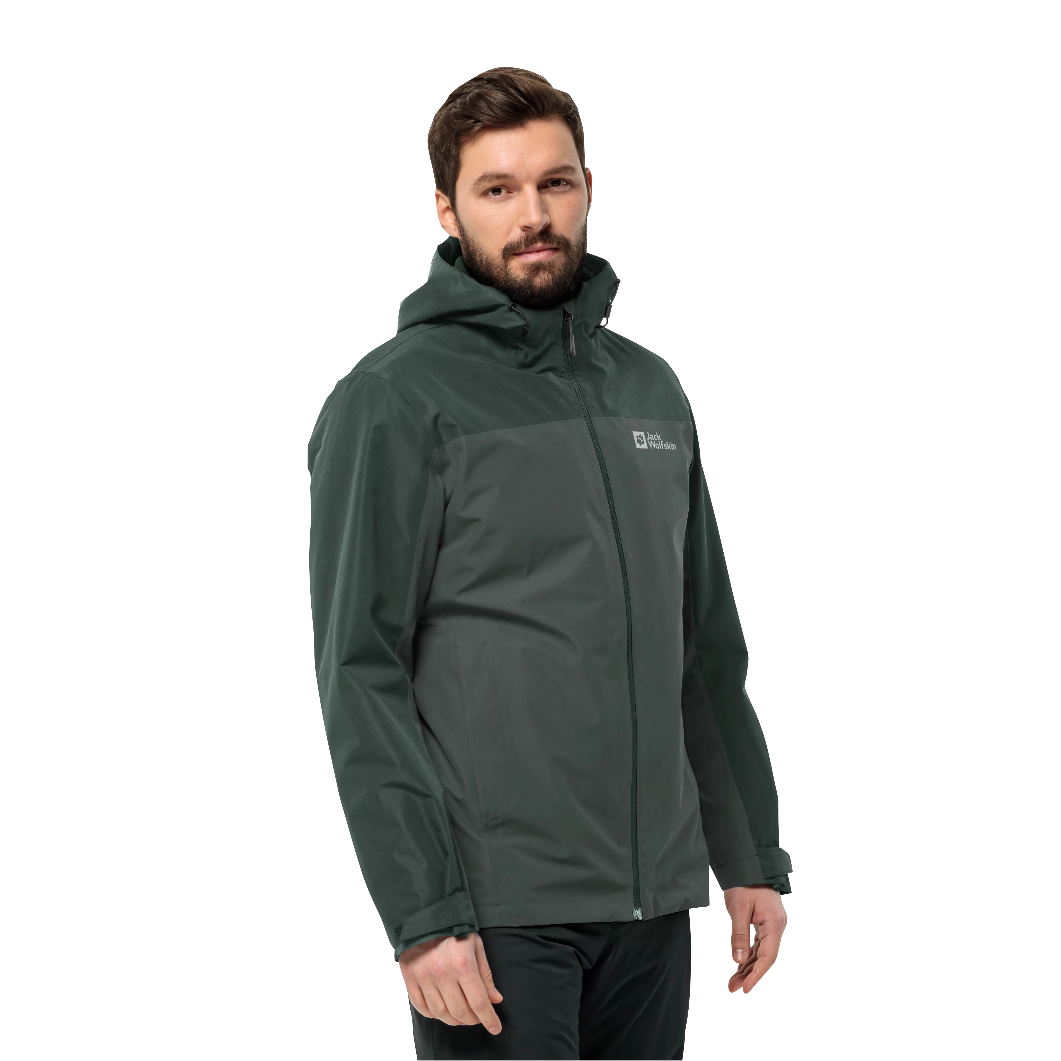 Jack Wolfskin 3-in-1-Funktionsjacke "TAUBENBERG 3IN1 JKT M", mit Kapuze, Wa günstig online kaufen