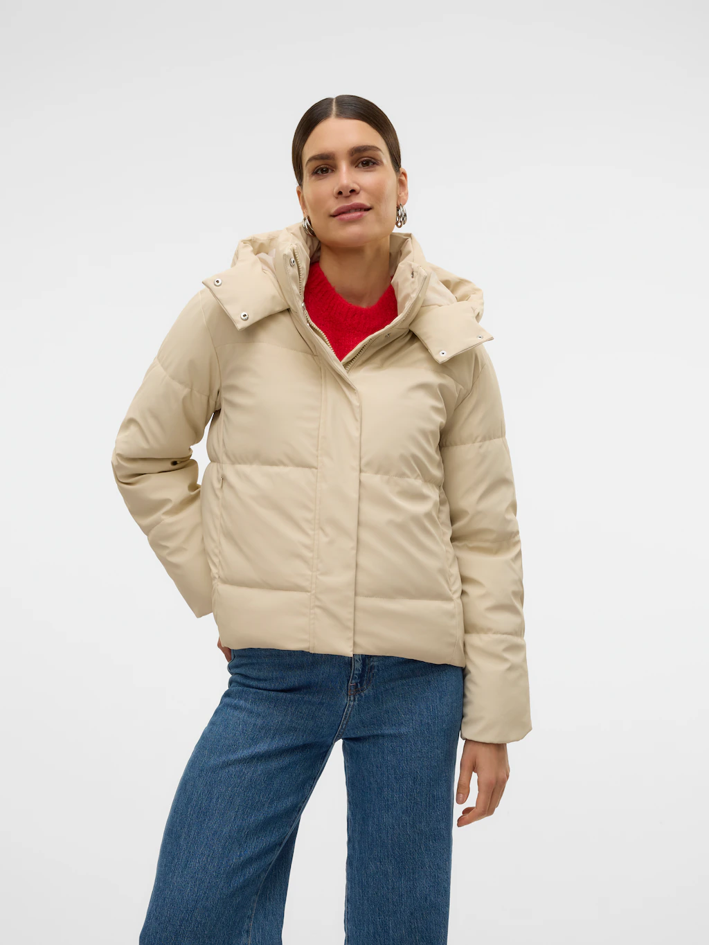 Vero Moda Steppjacke "VMGRETAKYLIE SHORT COATED JACKET NOOS", mit Kapuze günstig online kaufen