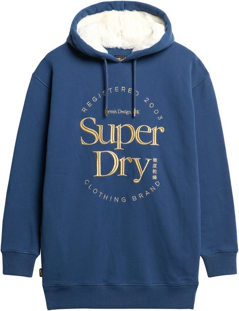 Superdry Jerseykleid LUXE METALLIC LOGO HOOD DRESS günstig online kaufen