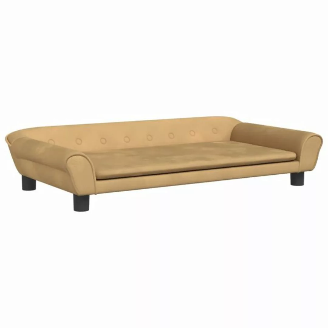 vidaXL Kindersofa Kindersofa Creme 100x50x26 cm Samt Kindercouch Kindermöbe günstig online kaufen