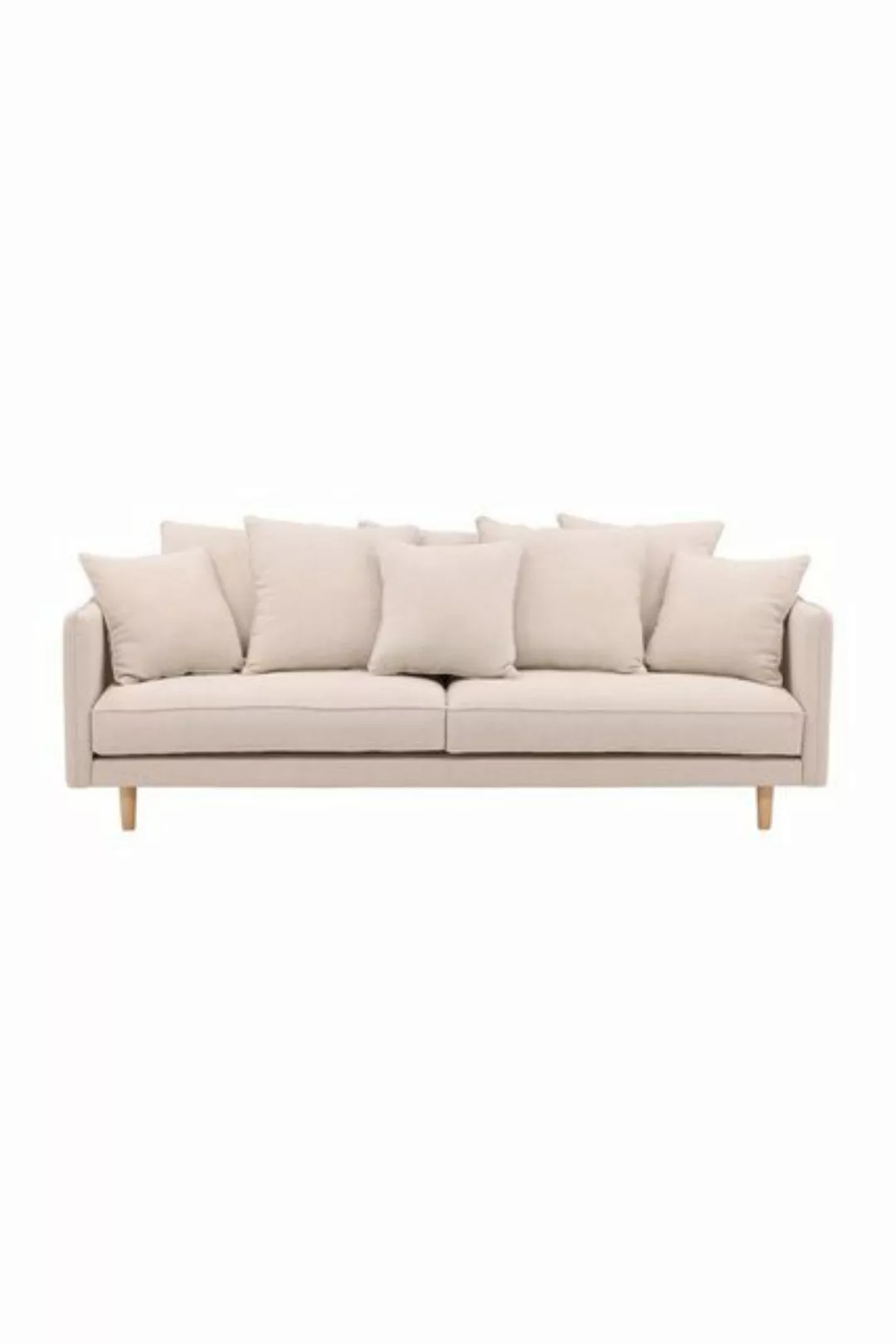 BOURGH 3-Sitzer SEGELSKÄREN Lounge Sofa - Couch in modernem Design in beige günstig online kaufen
