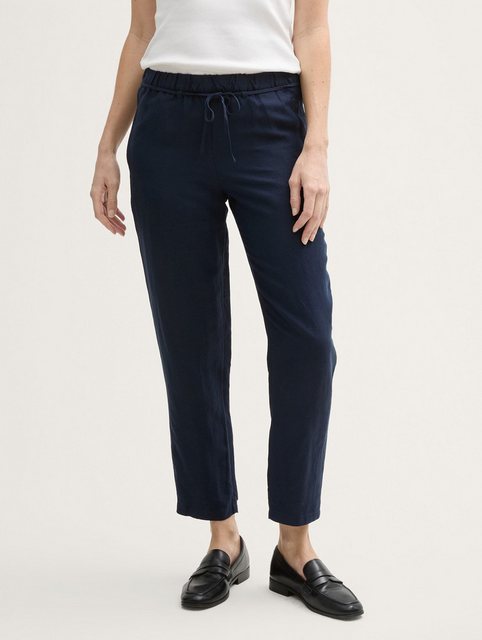 TOM TAILOR 7/8-Hose Loose Slim Hose mit Leinenanteil günstig online kaufen