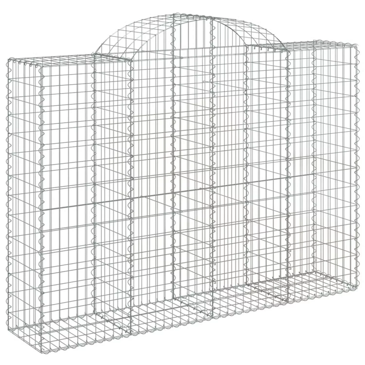 vidaXL Gabionen mit Hochbogen 20Stk 200x50x140/160cm Eisen 1666324 günstig online kaufen