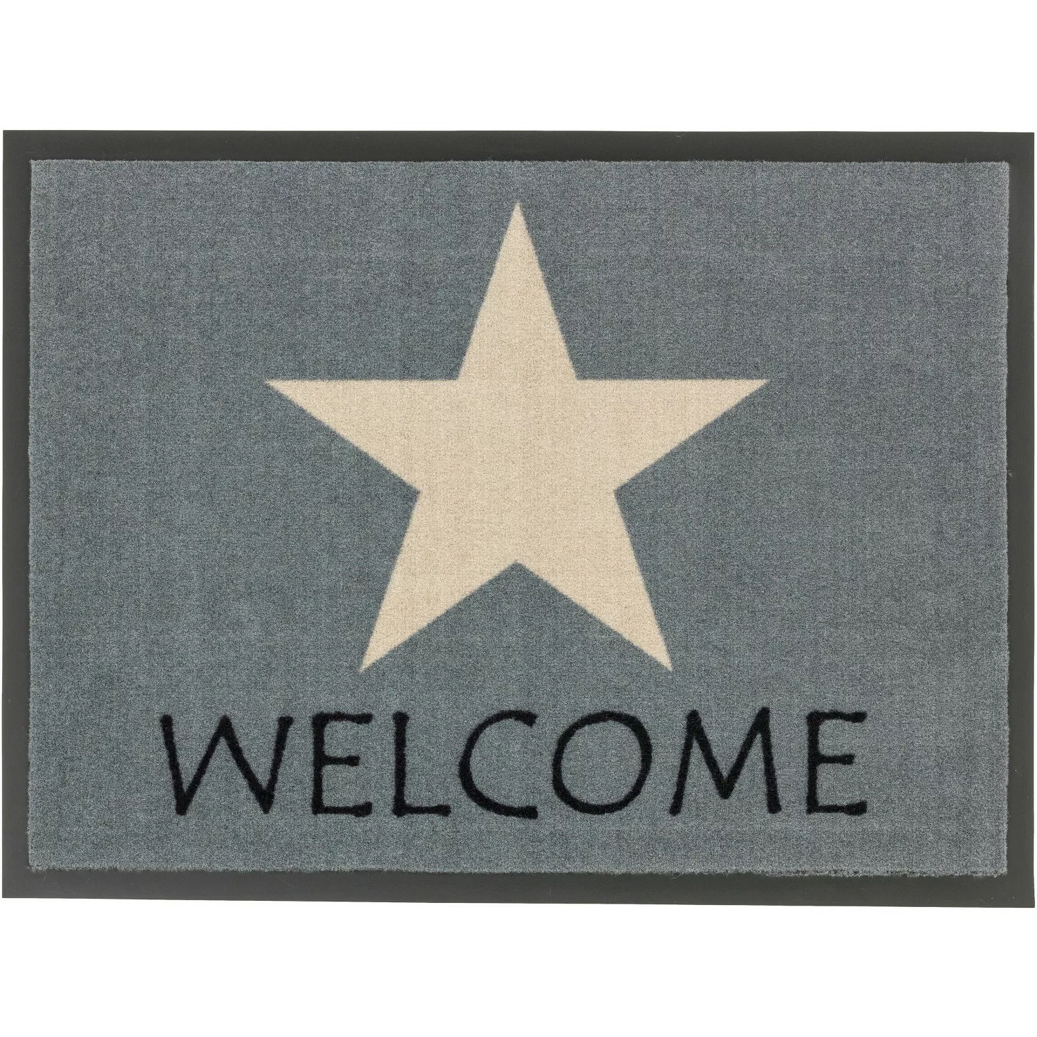 ASTRA-Kollektion Sauberlaufmatte Homelike Stern Grau Welcome 50 cm x 70 cm günstig online kaufen