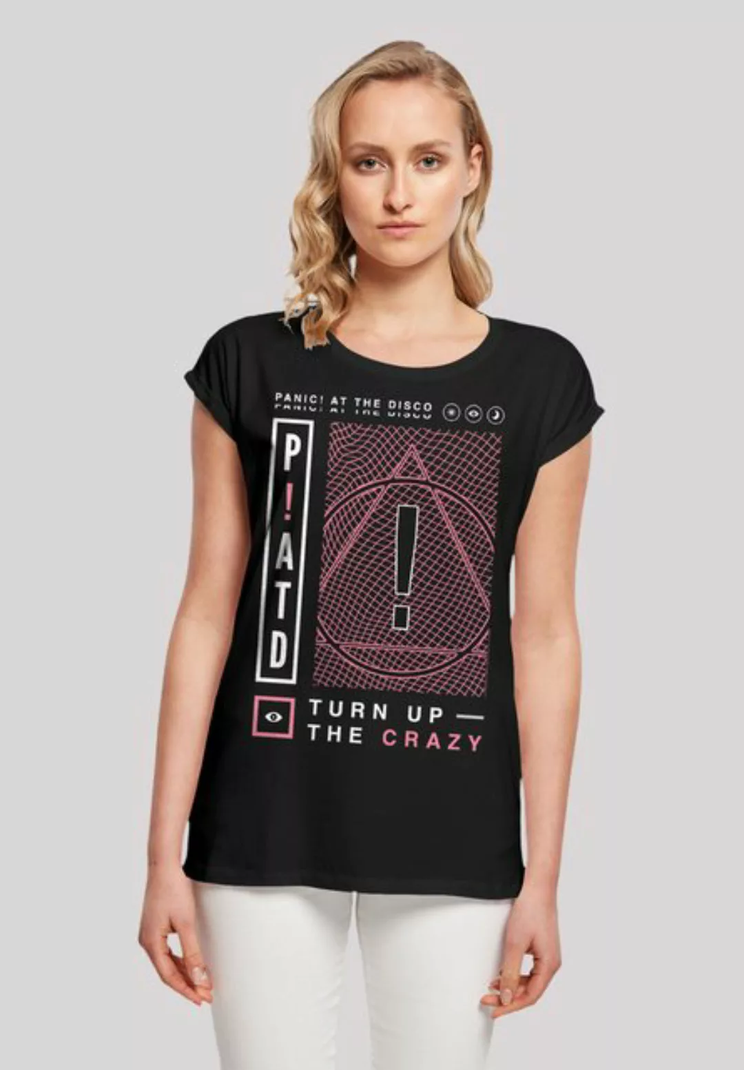 F4NT4STIC T-Shirt "Panic At The Disco Turn Up The Crazy", Premium Qualität günstig online kaufen