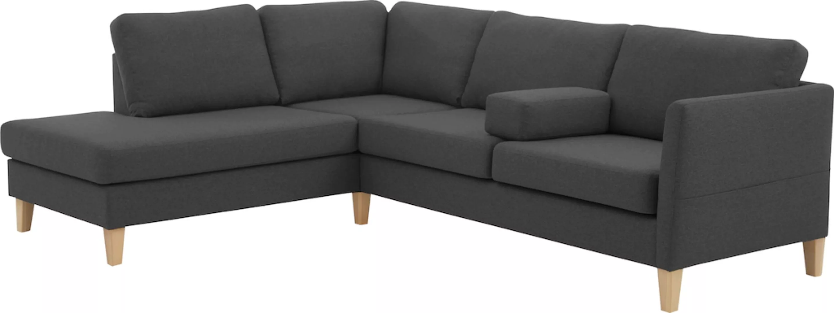 ATLANTIC home collection Ecksofa "Mailo L-Form", mit Seitentaschen und Otto günstig online kaufen