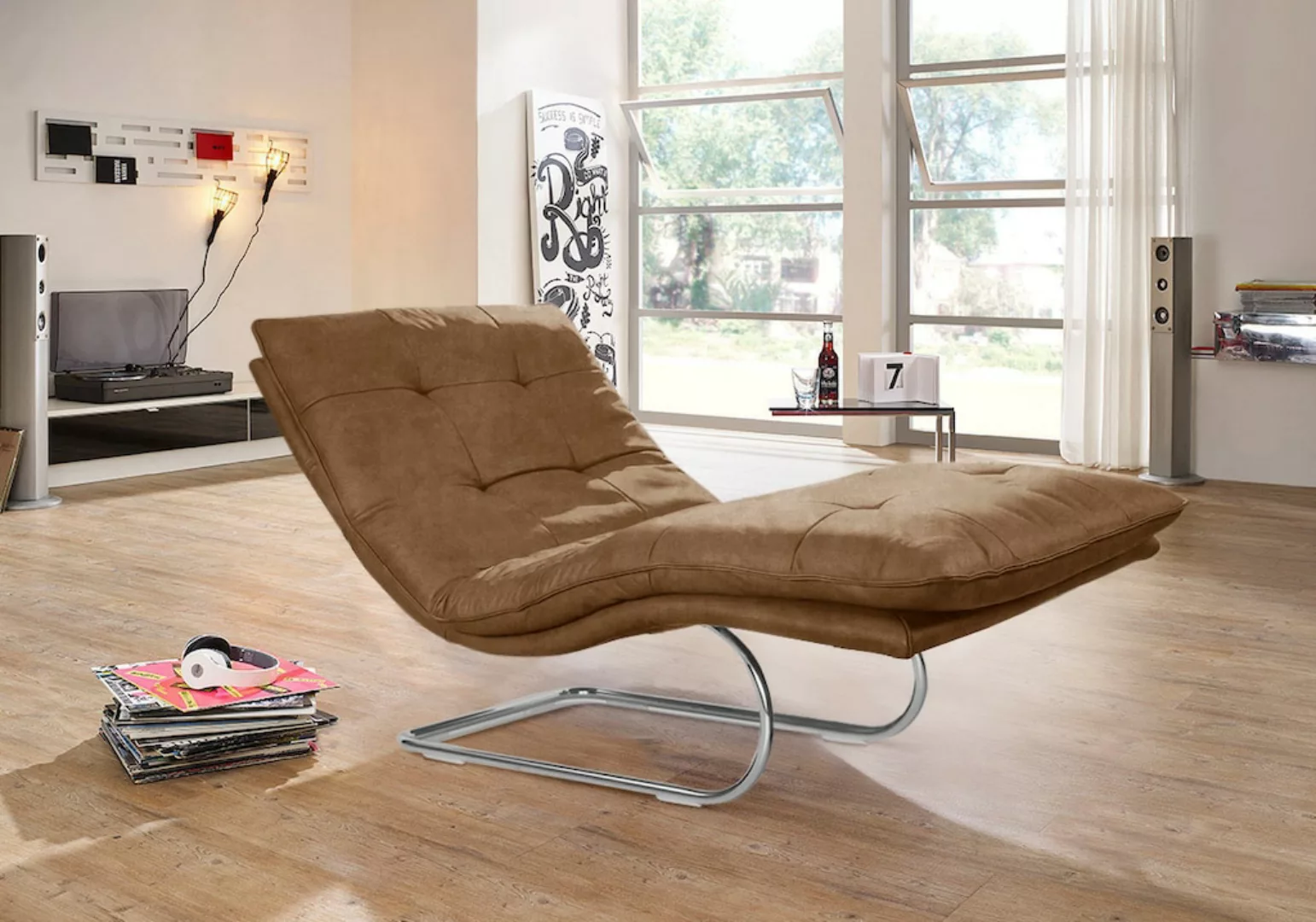 W.SCHILLIG Relaxliege "daily dreams", in Waffelkissen-Optik, wahlweise mit günstig online kaufen