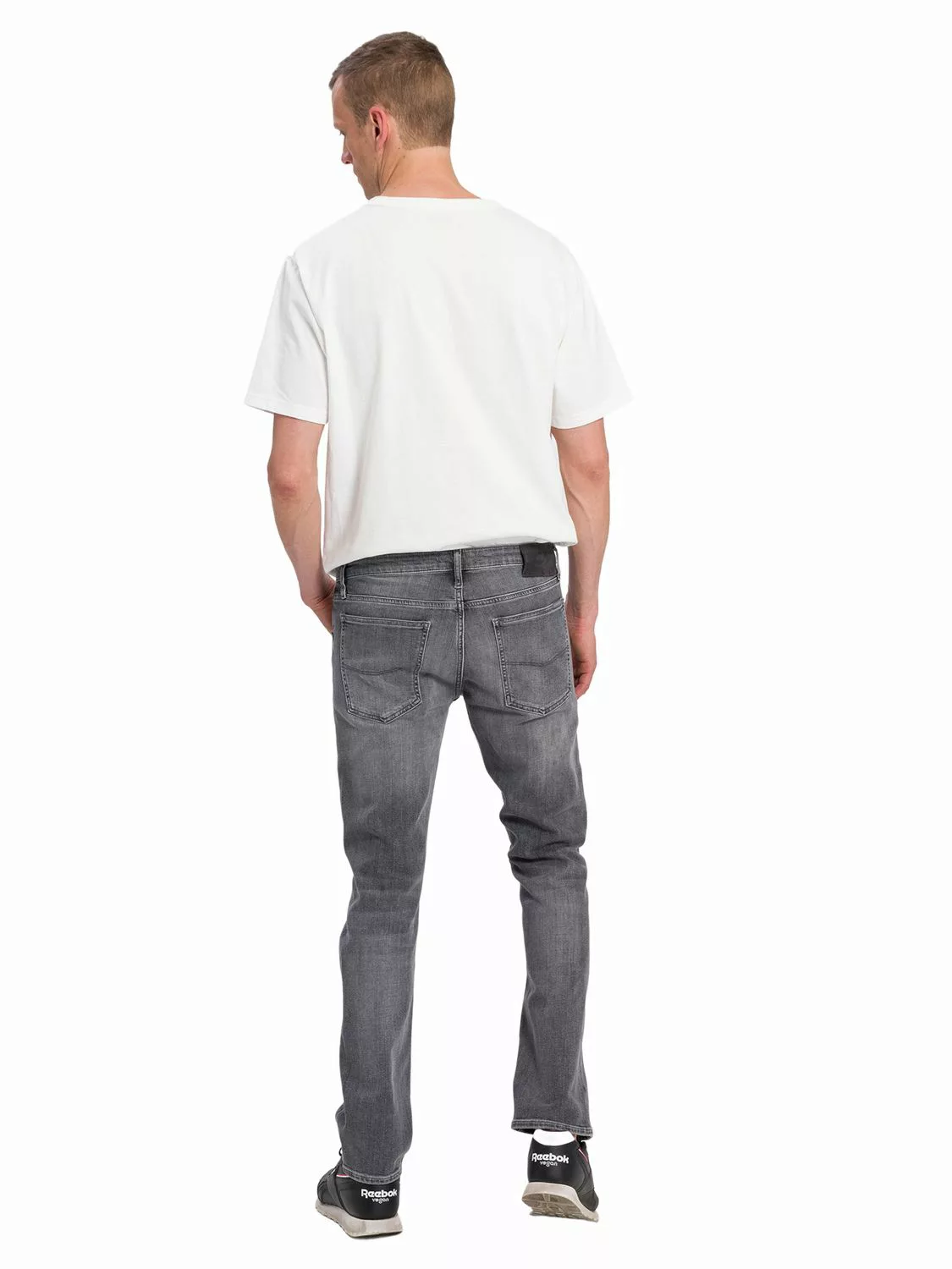 Cross Jeans Herren Jeans DAMIEN - Slim Fit - Grau - Light Grey Used günstig online kaufen