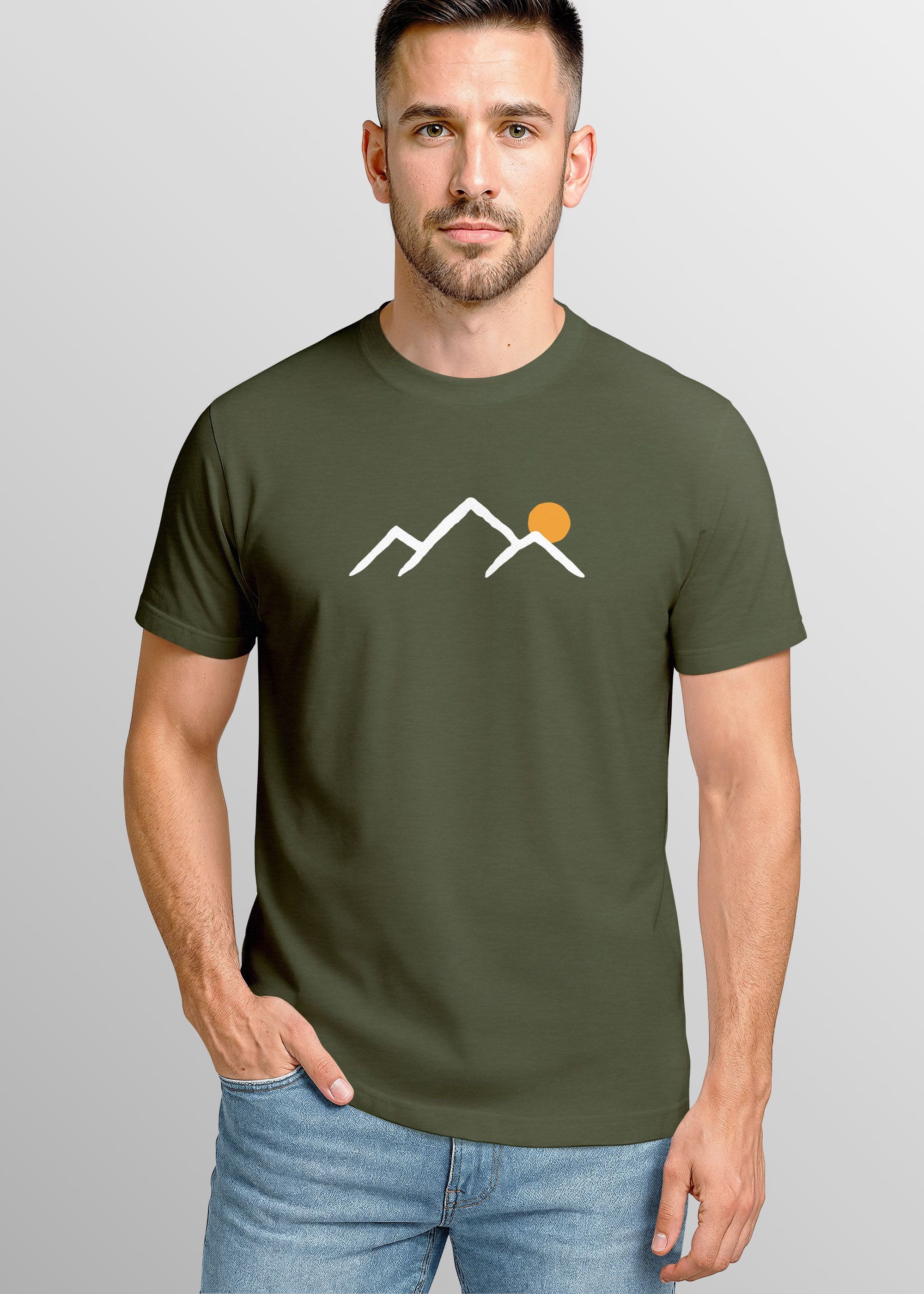 Neverless Print-Shirt Herren T-Shirt mit minimalistischem günstig online kaufen