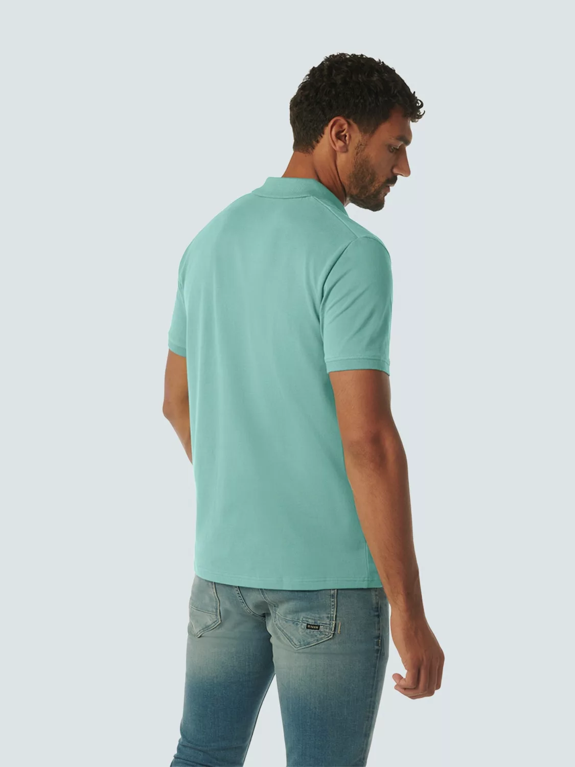 NO EXCESS T-Shirt Polo Solid Stretch günstig online kaufen