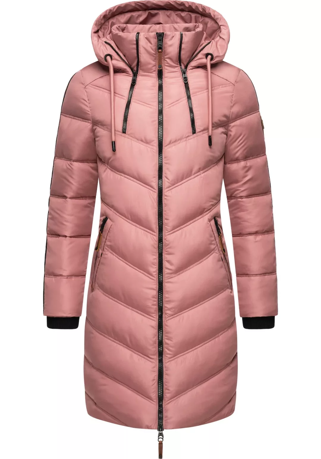 Marikoo Wintermantel "Armasa", modischer Damen Winter Steppmantel mit Kapuz günstig online kaufen