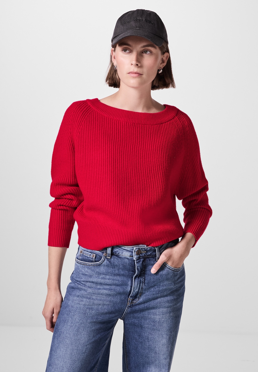 STREET ONE STUDIO Strickpullover, mit U-Boot-Ausschnitt günstig online kaufen