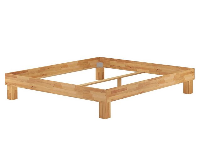 ERST-HOLZ Bett Doppelbett Massivholzbett Kingsize-Bett Buche 180x200, Buche günstig online kaufen