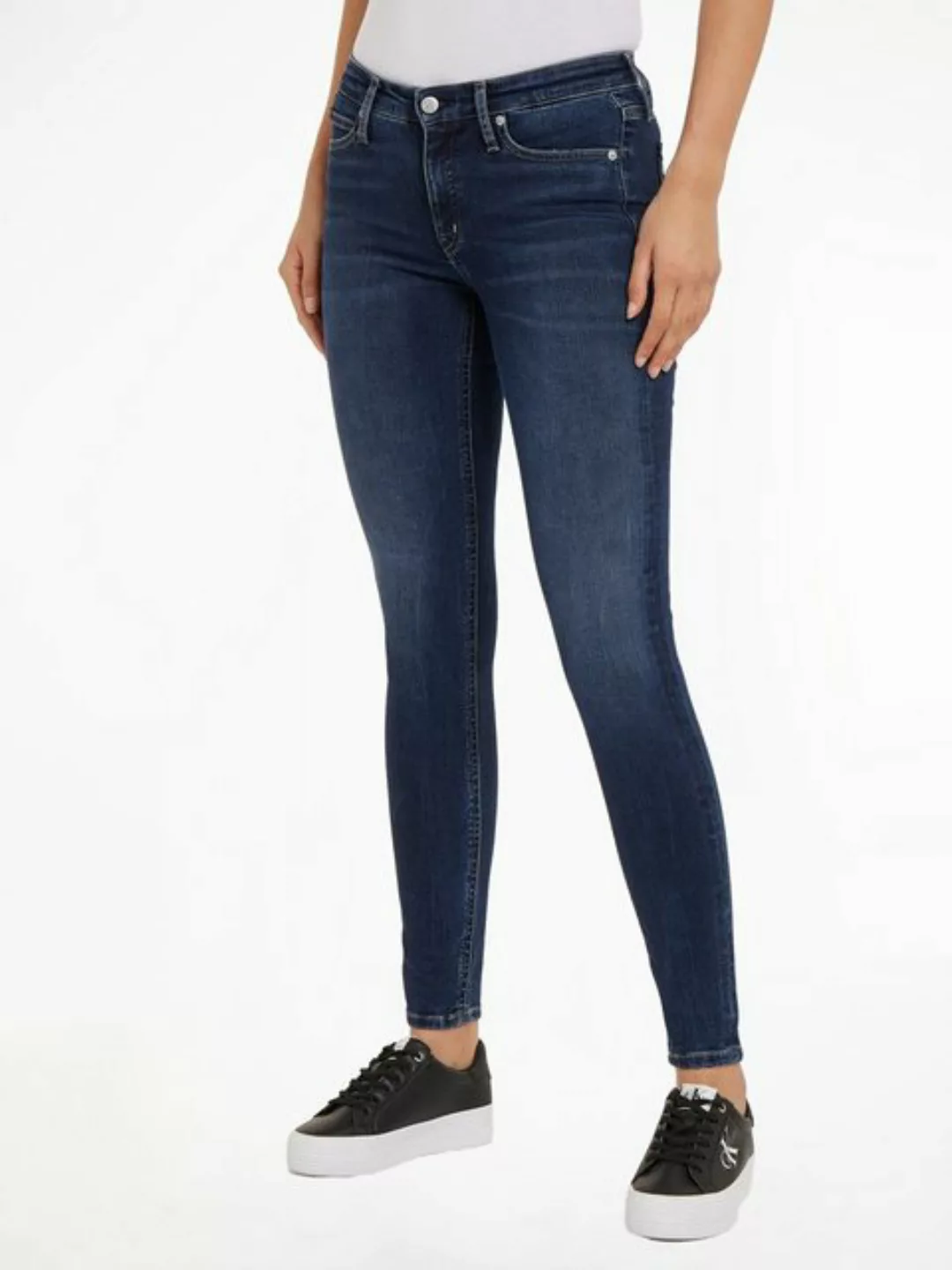 Calvin Klein Jeans Skinny-fit-Jeans "MID RISE SKINNY" günstig online kaufen