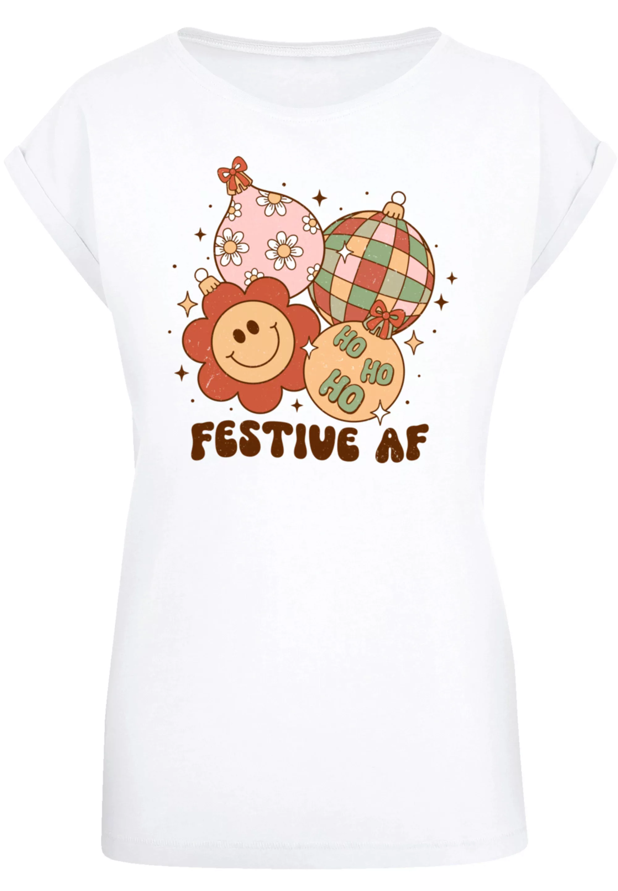 F4NT4STIC T-Shirt "Festive AF Weihnachten Tree Balls", Premium Qualität, We günstig online kaufen