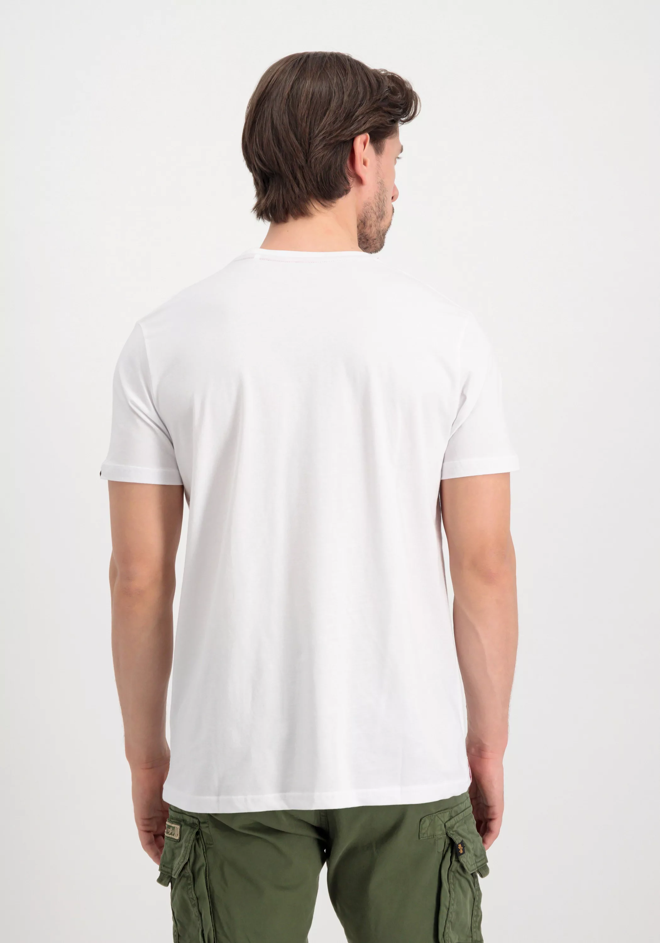 Alpha Industries T-Shirt "Alpha Industries Men - T-Shirts Alpha Block-Logo günstig online kaufen