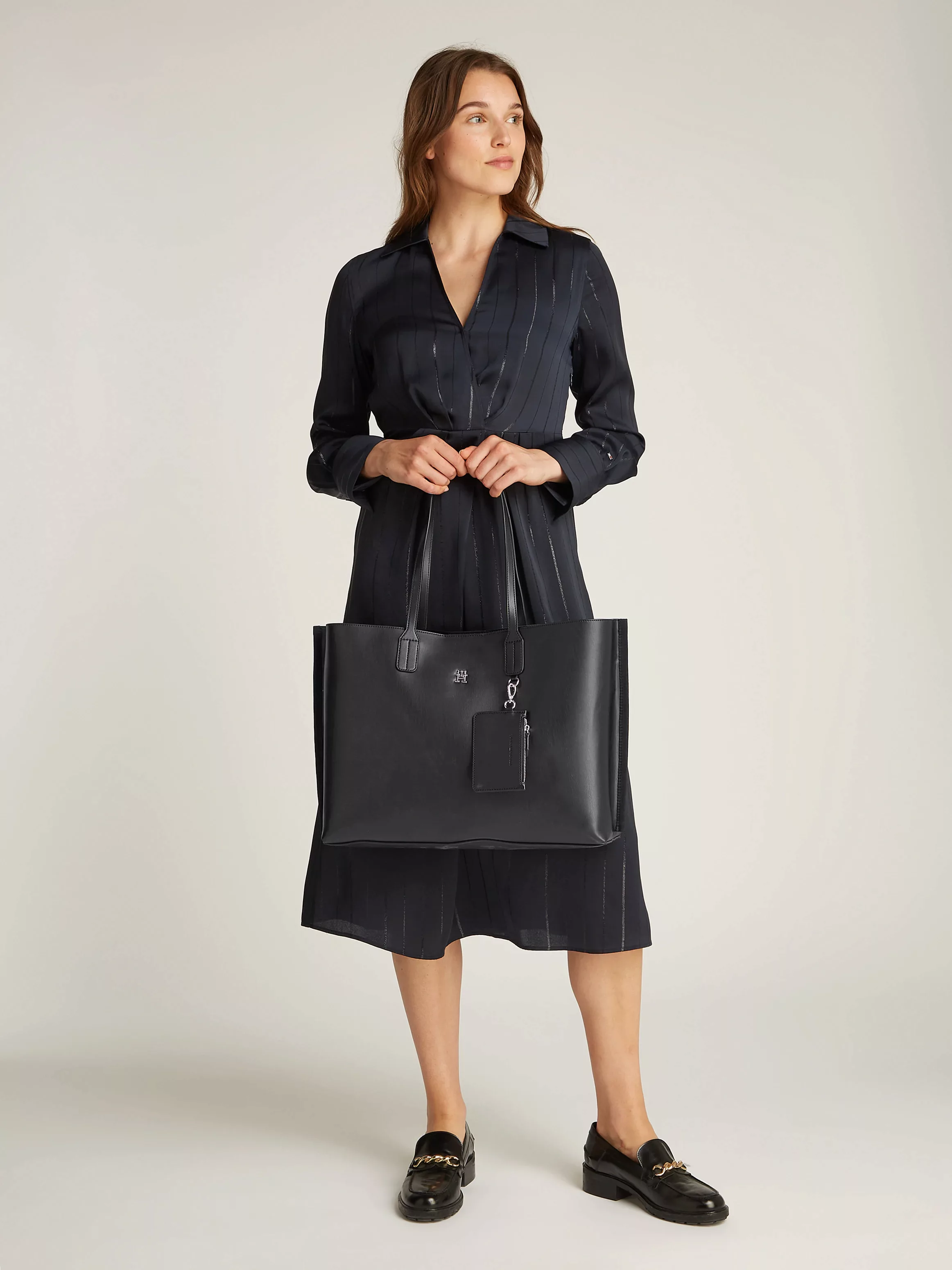 Tommy Hilfiger Shopper "TH DISTINCT TOTE", Damen Beuteltasche, Henkeltasche günstig online kaufen