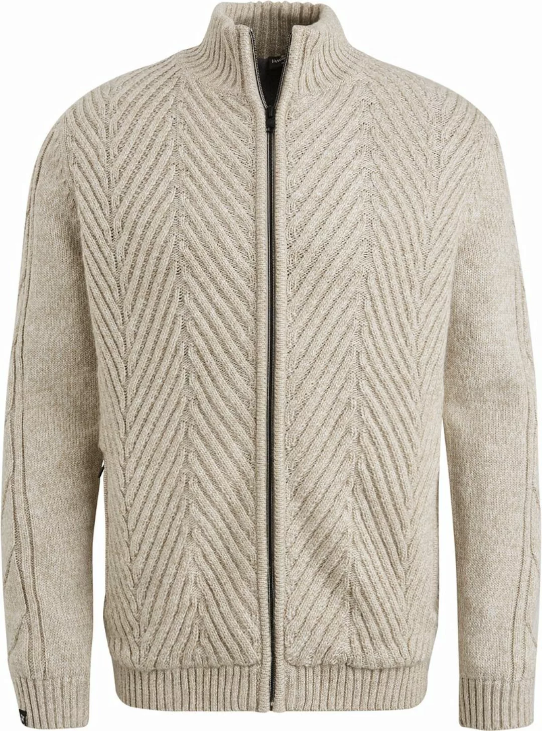 Vanguard Strickjacke Wool Blend Ecru - Größe XL günstig online kaufen