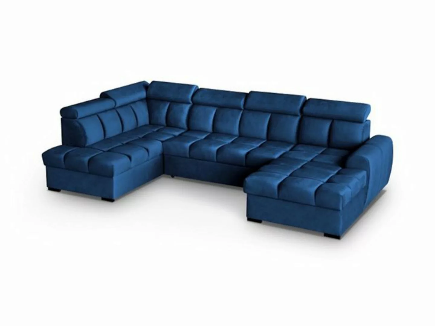 MOEBLO Wohnlandschaft LINOS U, Ecksofa U-Form Cord Sofa Couch Polsterecke U günstig online kaufen