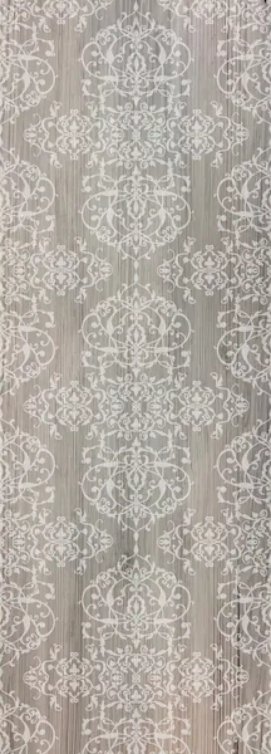 queence Vinyltapete »Muster-Grau-Braun«, Holz, 90 x 250 cm, selbstklebend günstig online kaufen