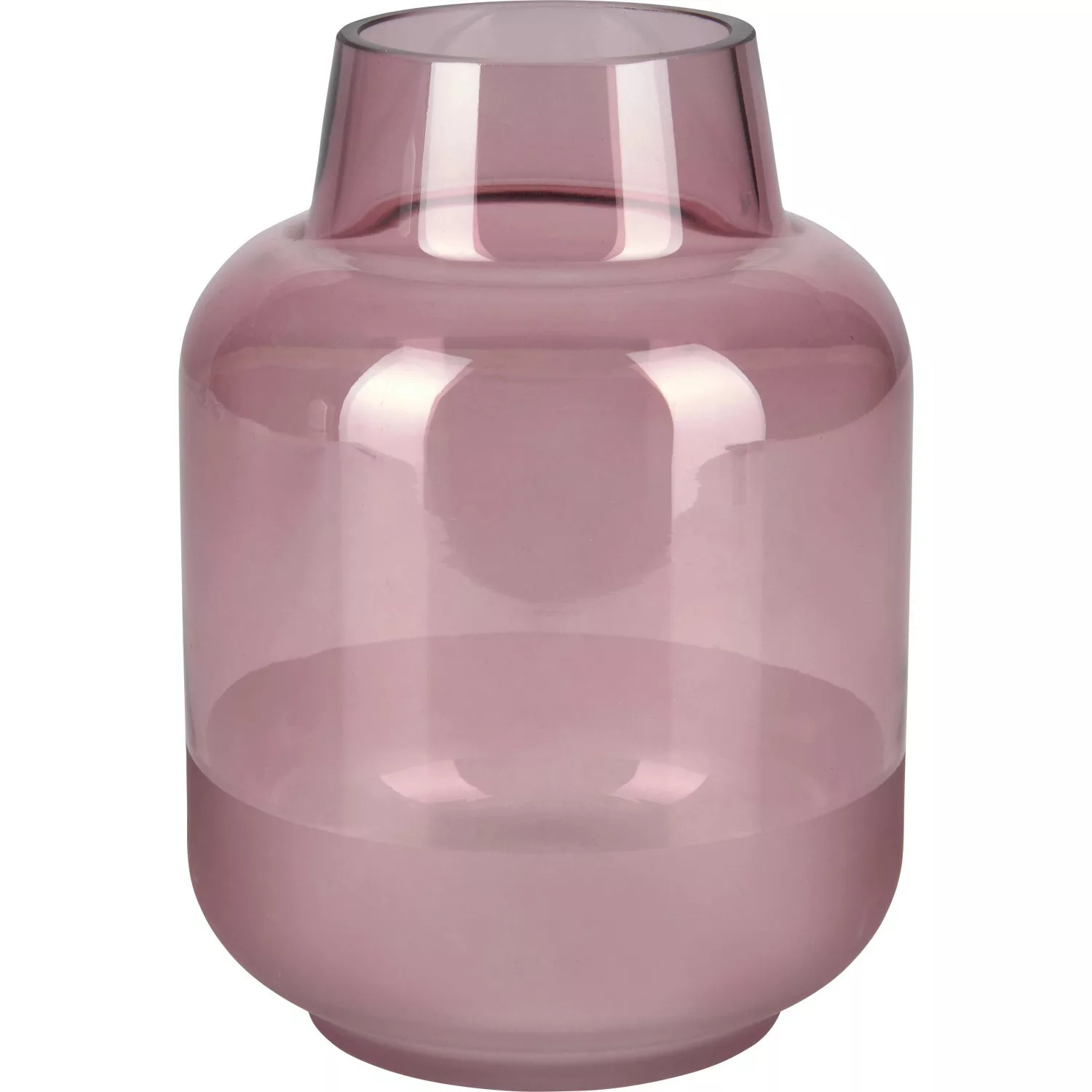 Vase Blush Bordeaux Glas 21 cm x Ø 15 cm Burgunderrot günstig online kaufen