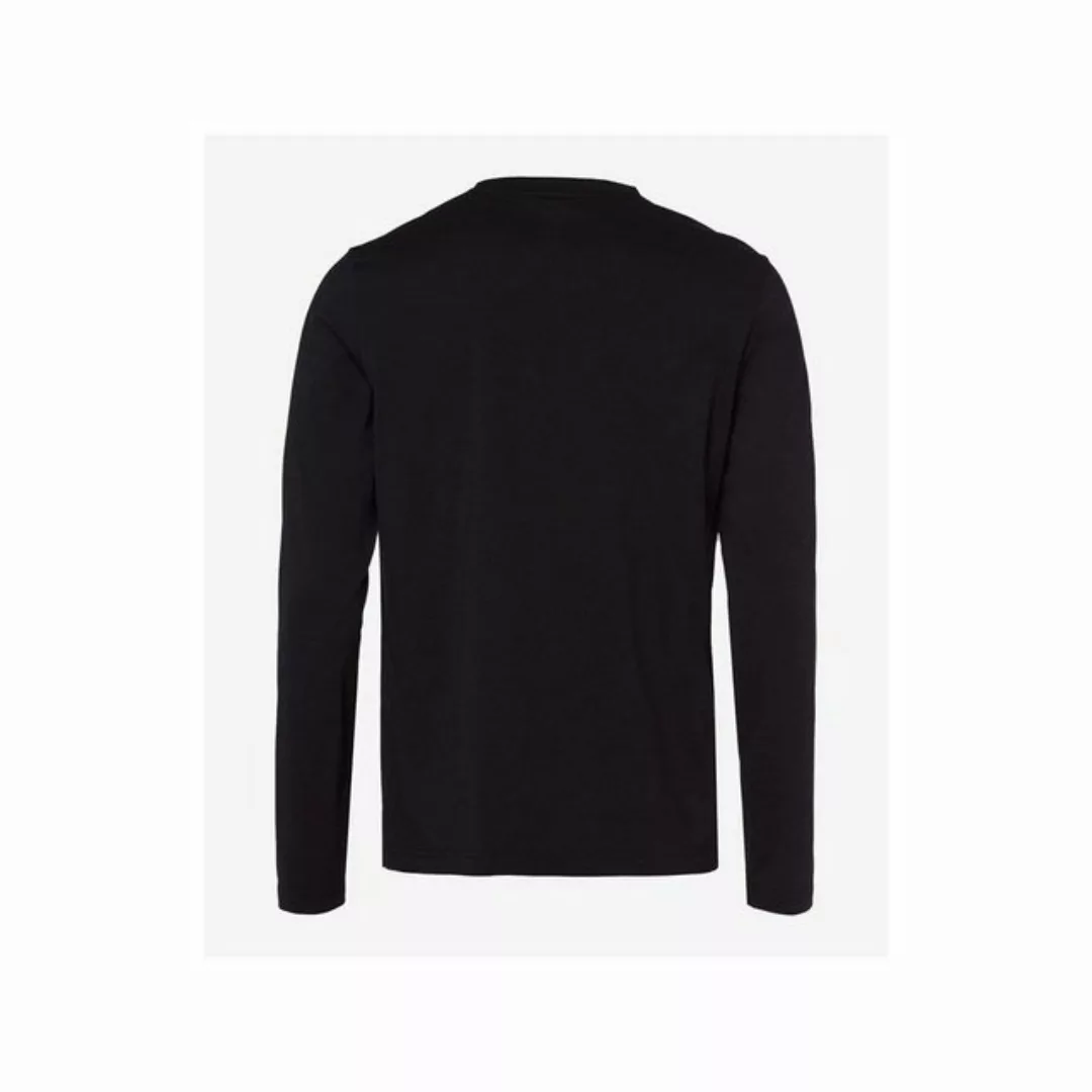 Brax Rundhalsshirt schwarz regular fit (1-tlg) günstig online kaufen