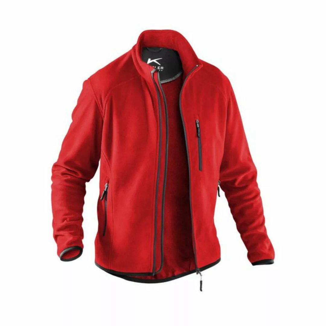 Kübler Fleecejacke Kübler Fleecejacke mittelrot günstig online kaufen