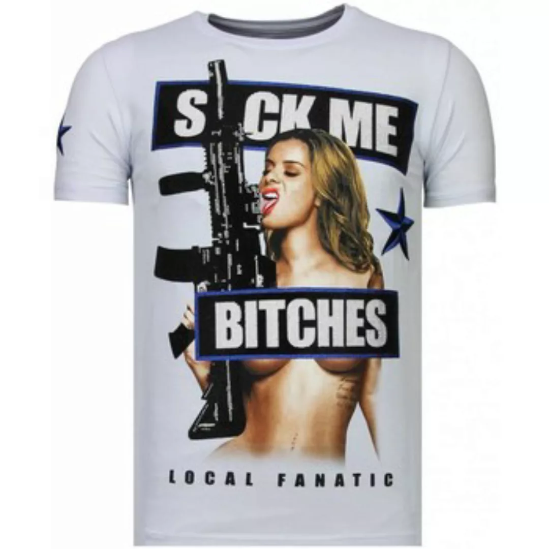 Local Fanatic  T-Shirt Young Rich Famous Strass günstig online kaufen