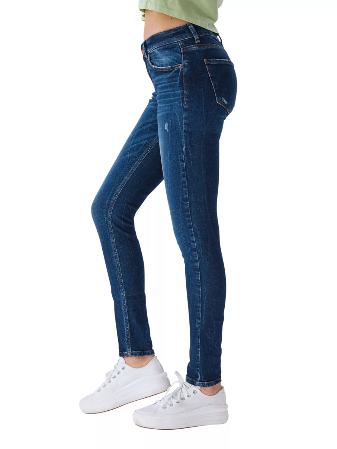 LTB Damen Jeans NICOLE Skinny Fit - Blau - Morna Wash günstig online kaufen