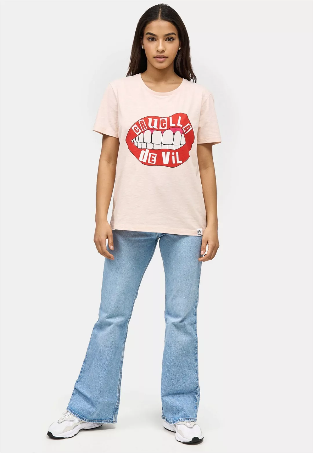 Recovered T-Shirt "Cruella Devil Lips", (1 tlg.), im zeitlosen Design günstig online kaufen
