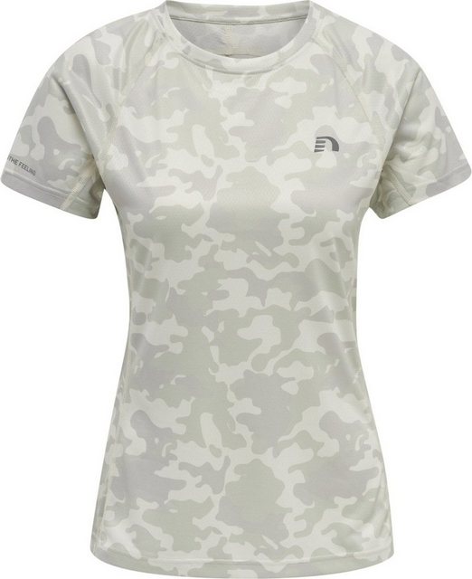 NewLine Kurzarmshirt WOMEN RUNNING T-SHIRT S/S OYSTER MUSHROOM AOP günstig online kaufen