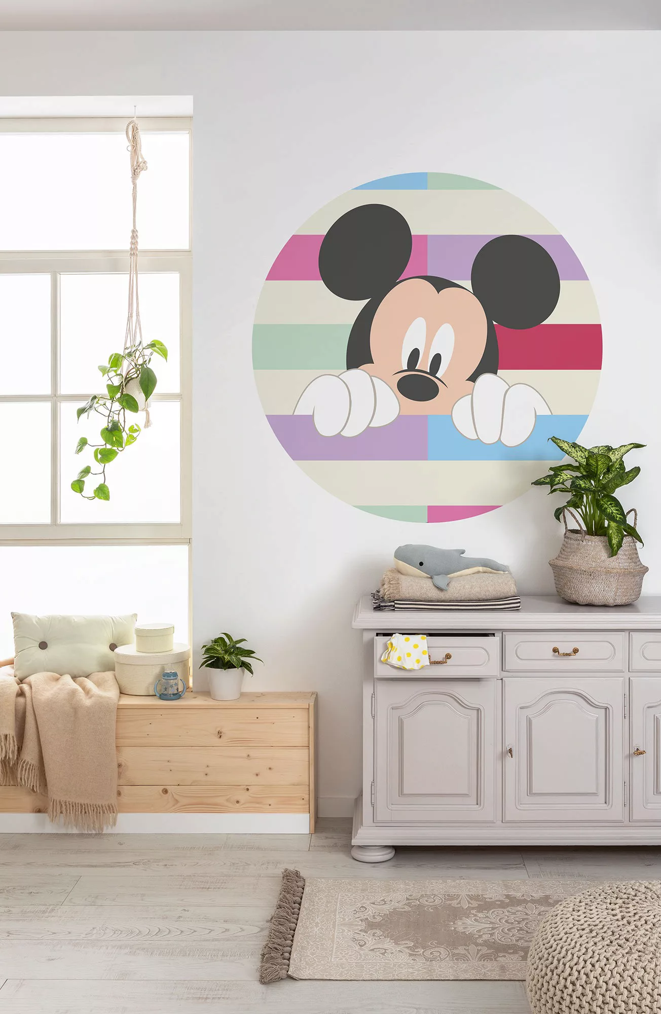 Komar Fototapete Mickey Peek a boo D: ca. 125 cm günstig online kaufen