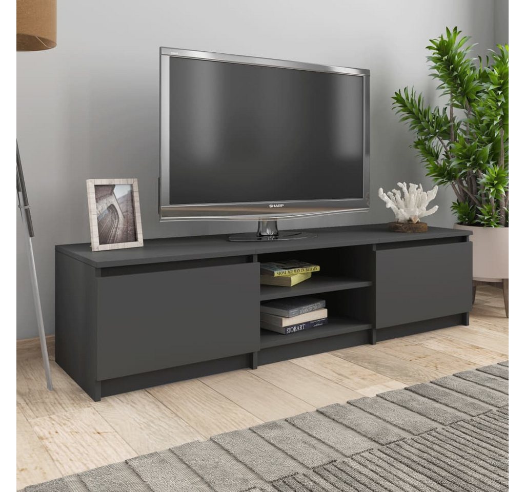 vidaXL TV-Schrank TV-Schrank Grau 1404035,5 cm Spanplatte Lowboard günstig online kaufen