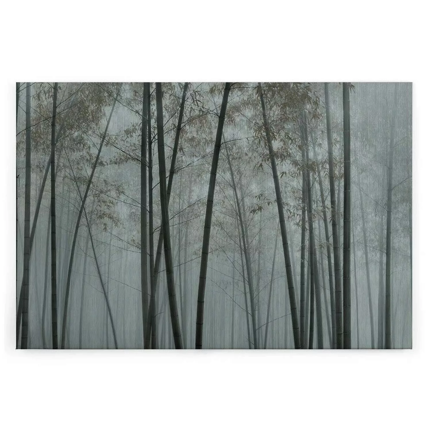 Bricoflor Bild Mit Bambuswald Im Nebel Asiatisches Wandbild Für Badezimmer günstig online kaufen